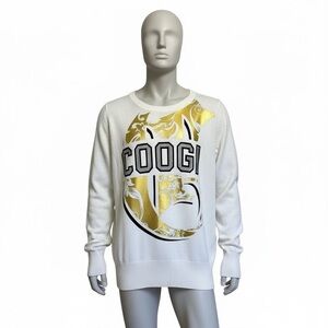 COOGI Gold Logo Mens Long Sleeve Shirt Sz 3X New Money Streetwear Urban Hip Hop